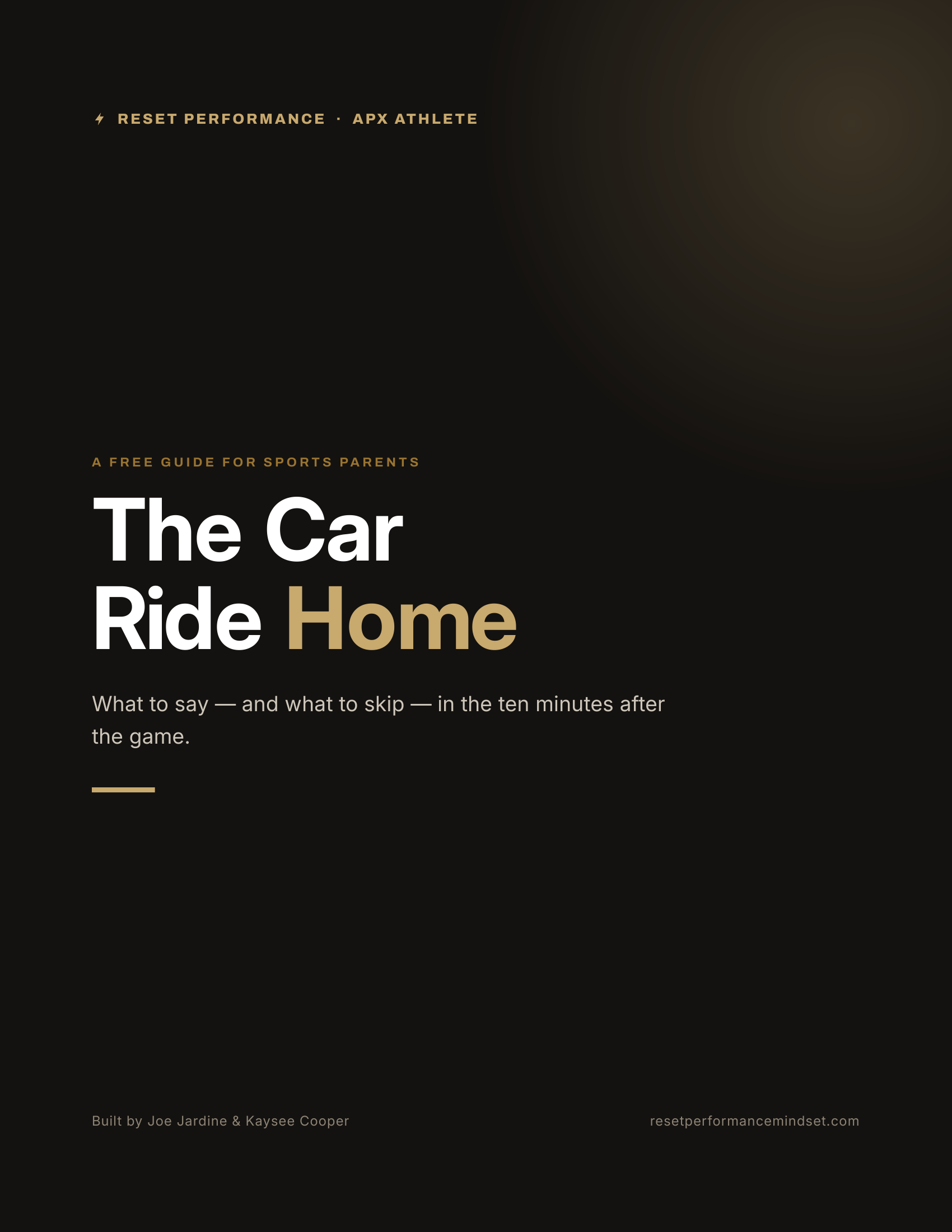 The Car Ride Home — free guide